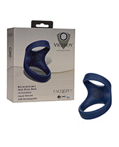 Viceroy Rechargeable Max Dual Ring - Navy - Empower Pleasure