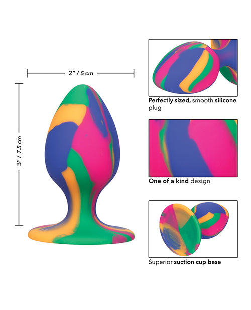 Cheeky Medium Tie-Dye Plug - Empower Pleasure