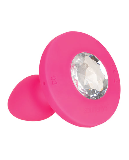 Cheeky Gems Small Rechargeable Vibrating Probe - Pink - Empower Pleasure