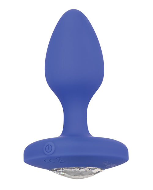 Cheeky Gems Medium Rechargeable Vibrating Probe - Blue - Empower Pleasure