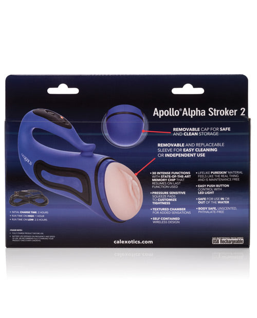 Apollo Alpha Stroker 2 - Vagina Blue