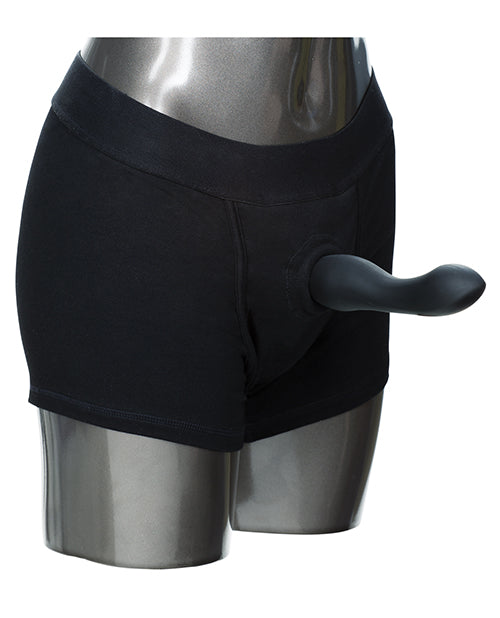 Packer Gear Boxer Harness L/XL - Black - Empower Pleasure