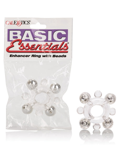 Basic Essentials Enhancer Ring w/ Beads - Clear