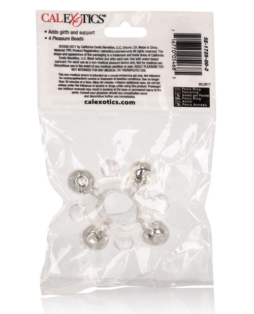 Basic Essentials Enhancer Ring w/ Beads - Clear