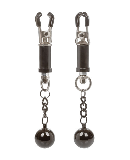 Nipple Grips Weighted Twist Nipple Clamps - Black