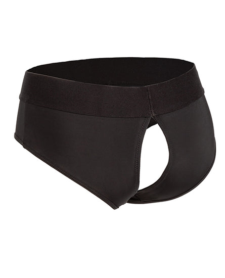 Boundless Backless Brief - Black - Empower Pleasure