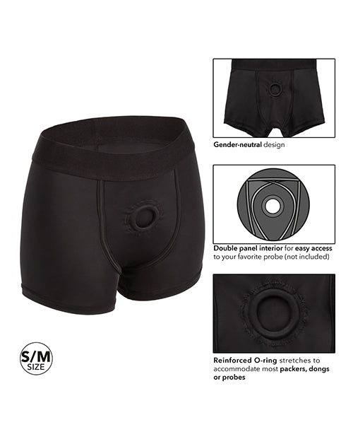Boundless Boxer Brief S/M - Black - Empower Pleasure