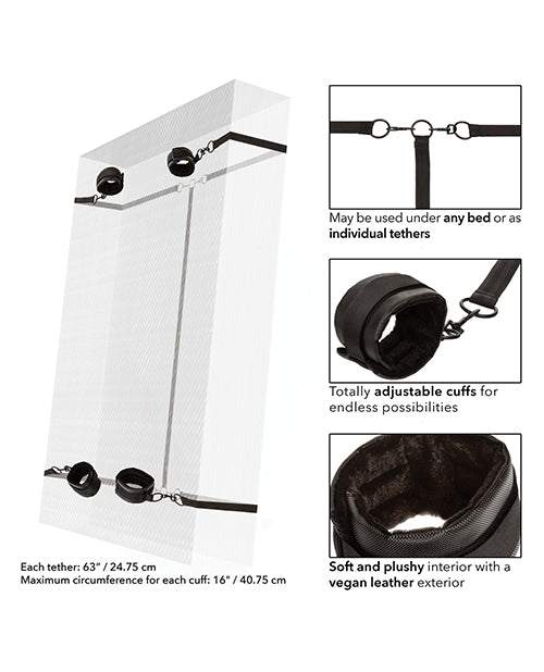 Boundless Bed Restraint - Black - Empower Pleasure