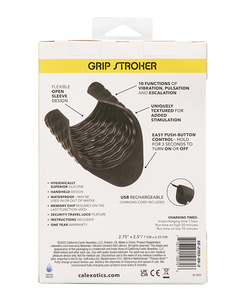 Boundless Grip Stroker - Black - Empower Pleasure