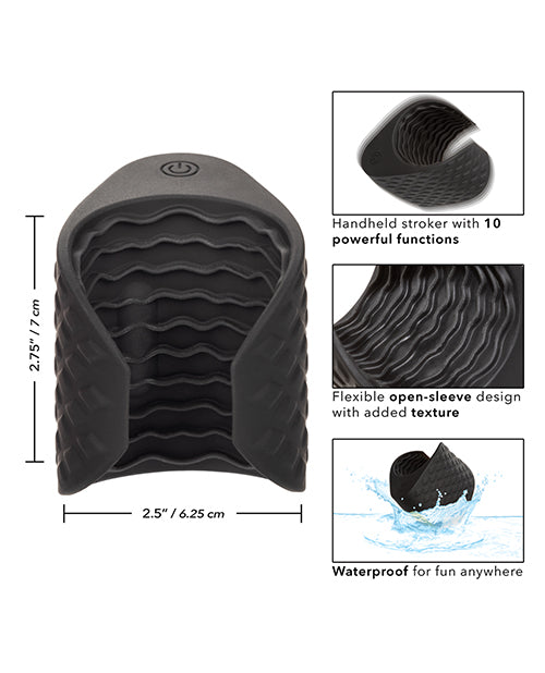 Boundless Grip Stroker - Black - Empower Pleasure