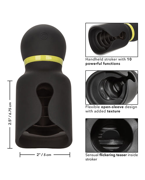 Boundless Flickering Stroker - Black - Empower Pleasure