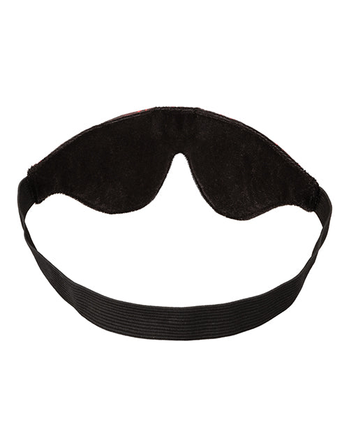 Scandal Black Out Eyemask -  Black/Red - Empower Pleasure