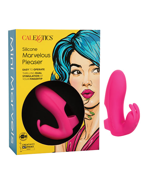 Mini Marvels Silicone Marvelous Pleaser - Pink - Empower Pleasure