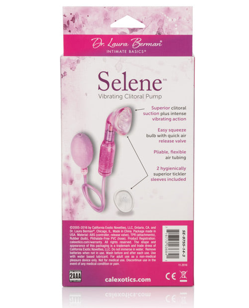 Dr. Laura Berman Intimate Basics Selene Vibrating Clitoral Pump - Lavender