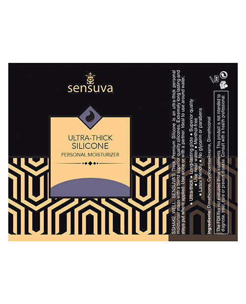 Sensuva Ultra Thick Silicone Personal Moisturizer - Empower Pleasure