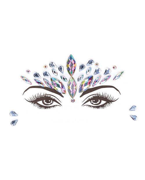 Shots Bliss Short Sleeve Teddy w/Face Jewelry Multi O/S - Empower Pleasure