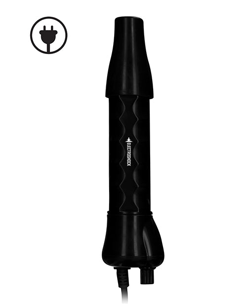 Shots Electroshock Lightning Wand - Black - Empower Pleasure