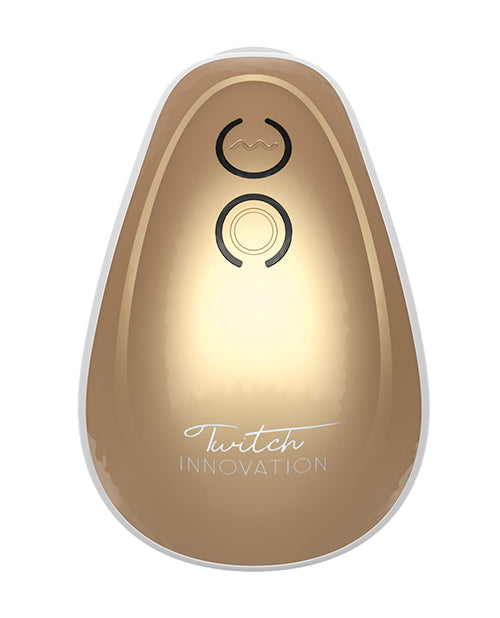 Shots Twitch Innovation Hands Free Clitoral Stimulator - Gold - Empower Pleasure