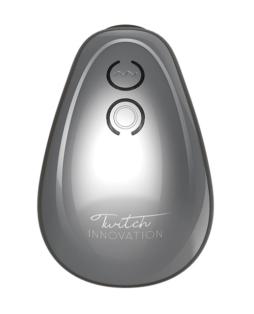 Shots Twitch Innovation Hands Free Clitoral Stimulator - Silver - Empower Pleasure