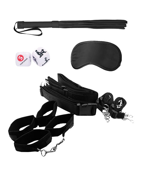 Shots Ouch Bondage Belt Restraint System - Black - Empower Pleasure
