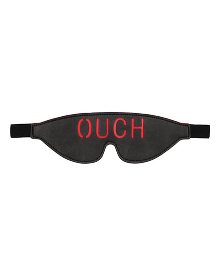 Shots Ouch Blindfold - Black - Empower Pleasure