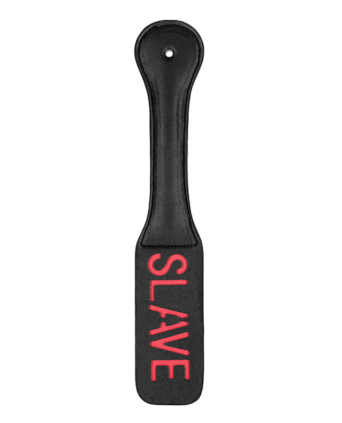 Shots Ouch Slave Paddle - Black - Empower Pleasure