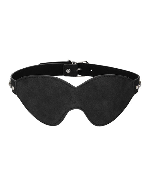 Shots Ouch Diamond Studded Eye Mask - Black - Empower Pleasure