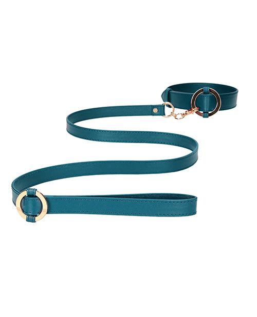 Shots Ouch Halo Collar w/Leash - Green - Empower Pleasure