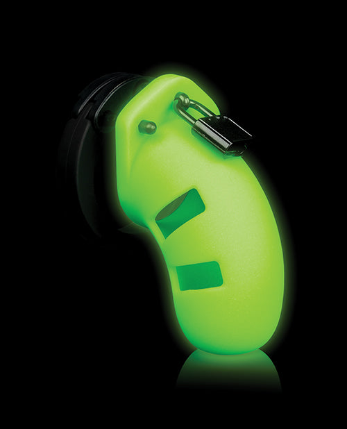 Shots Ouch 3.5" Model 20 Cock Cage - Glow in the Dark - Empower Pleasure