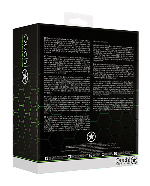 Shots Ouch Butt Plug Set - Glow in the Dark - Empower Pleasure