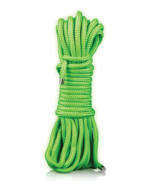 Shots Ouch Rope - 10m Glow in the Dark - Empower Pleasure