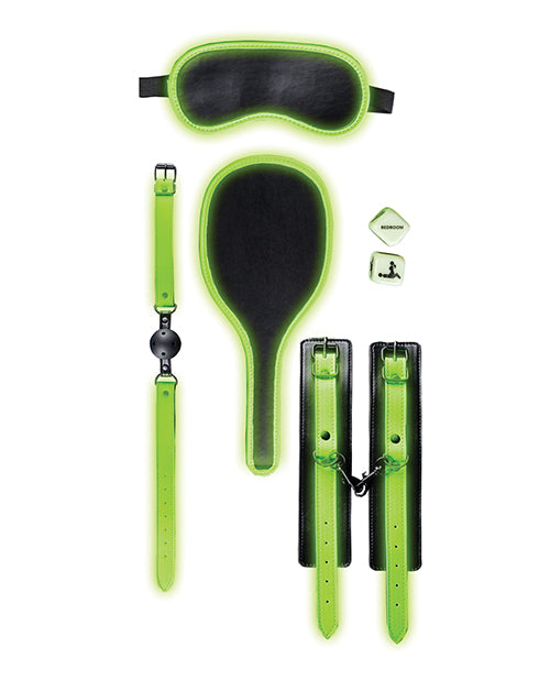 Shots Ouch Bondage Kit #1 - Glow in the Dark - Empower Pleasure