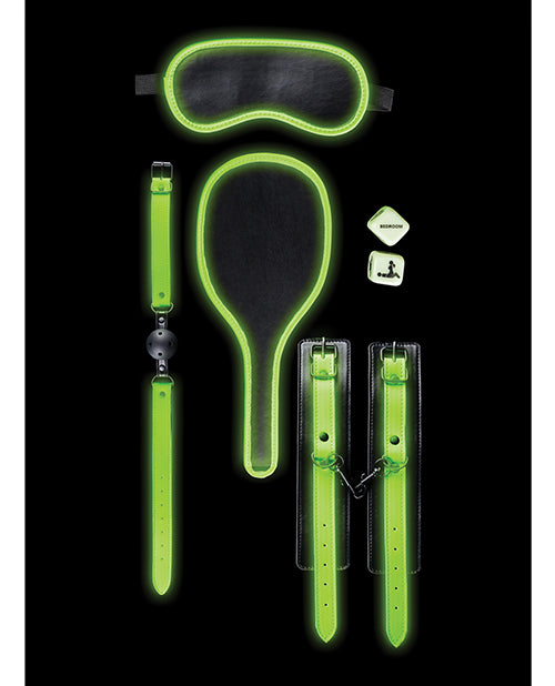 Shots Ouch Bondage Kit #1 - Glow in the Dark - Empower Pleasure