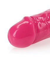 Shots RealRock 12" Double Dong Glow in the Dark - Neon Pink - Empower Pleasure