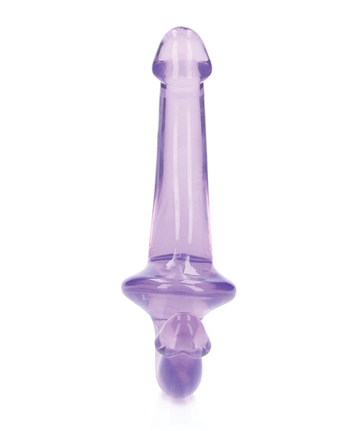 Shots RealRock Crystal Clear 6" Strapless Strap-On - Purple - Empower Pleasure