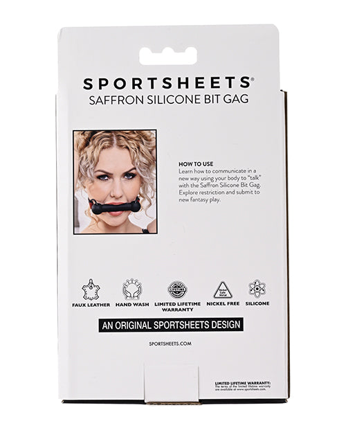 Saffron Silicone Bit Gag - Empower Pleasure