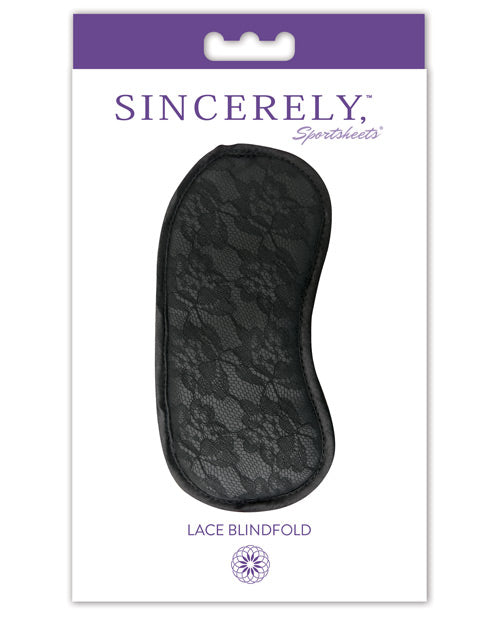 Sincerely Lace Blindfold - Black