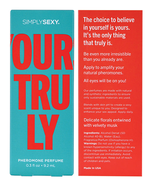 Simply Sexy Pheromone Perfume - 0.3 oz - Yours Truly - Empower Pleasure