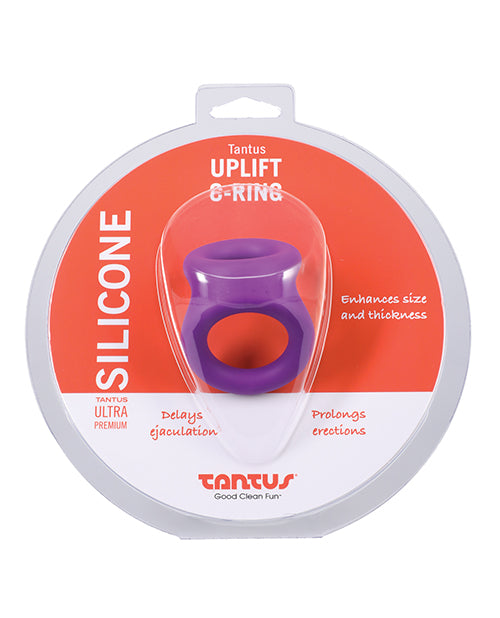 Tantus Uplift Silicone C Ring - Lilac - Empower Pleasure
