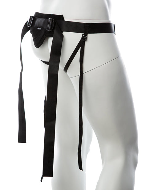 Gender Fluid Skylar Strap On Harness - Black - Empower Pleasure