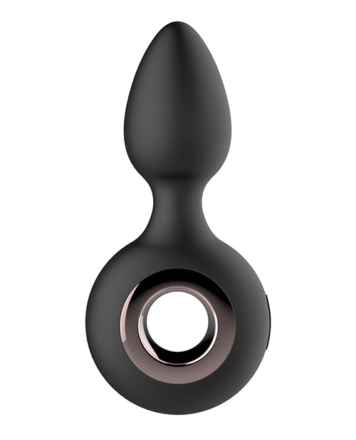 Gender Fluid Tremor Ring Plug Anal Vibe - Black - Empower Pleasure