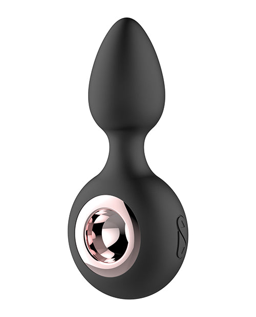 Gender Fluid Tremor Ring Plug Anal Vibe - Black - Empower Pleasure