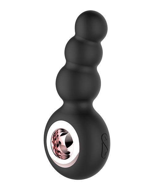 Gender Fluid Quiver Anal Ring Bead Vibe - Black - Empower Pleasure