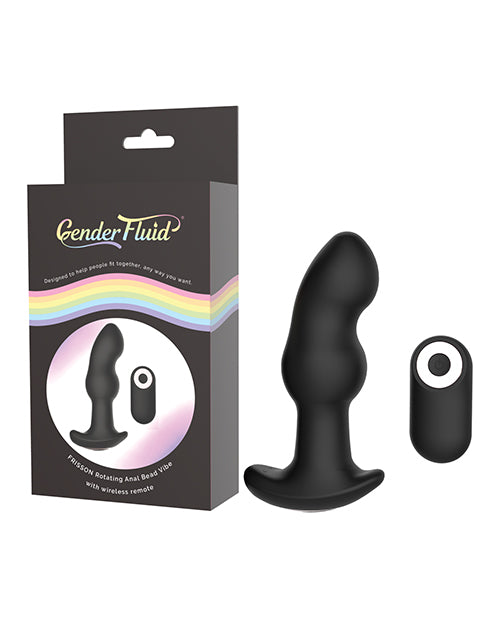 Gender Fluid Frission Anal Vibe with Remote - Black - Empower Pleasure