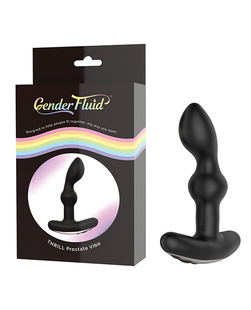 Gender Fluid Thrill Prostate Vibe - Black - Empower Pleasure