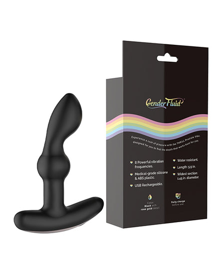 Gender Fluid Thrill Prostate Vibe - Black - Empower Pleasure