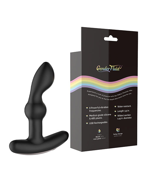 Gender Fluid Thrill Prostate Vibe - Black - Empower Pleasure