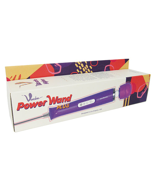 Voodoo Power Wand Plus 28X Plug In - Purple - Empower Pleasure