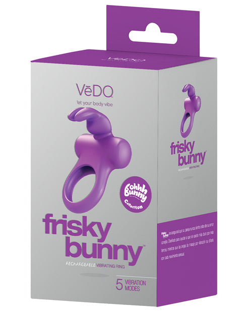 VeDO Frisky Bunny Rechargeable Vibrating Ring - Empower Pleasure