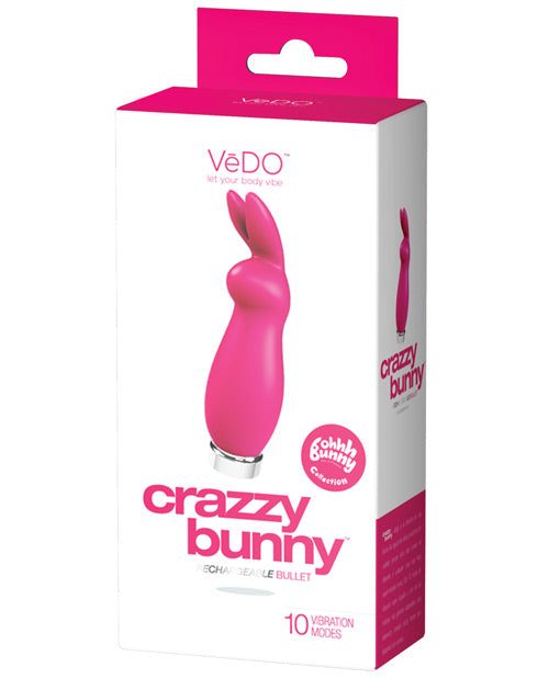 VeDO Crazzy Bunny Rechargeable Bullet - Empower Pleasure